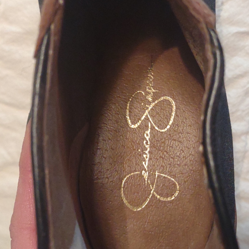 Elegant Sky High Brown and Black Women's Ankle Boots - Picture 6 of 6